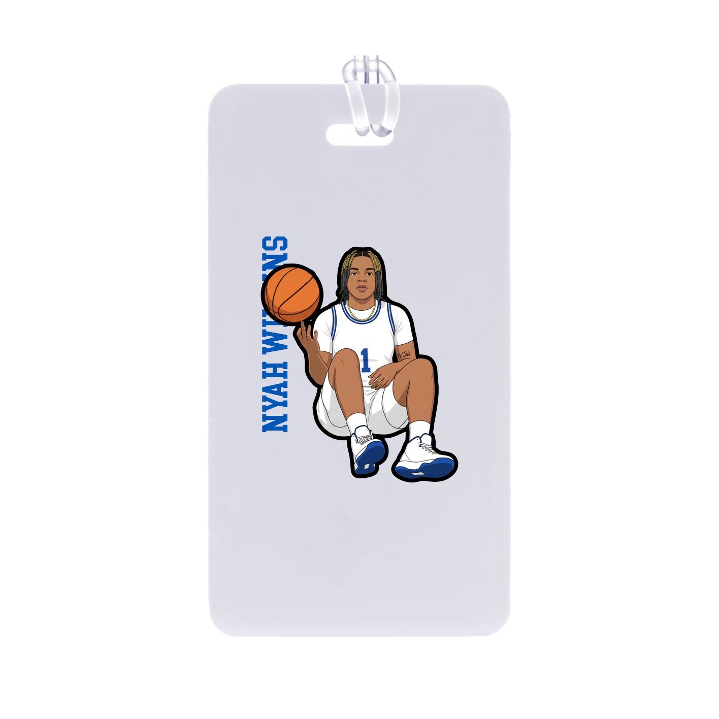 Bag Tag — Name Vertical in Classic