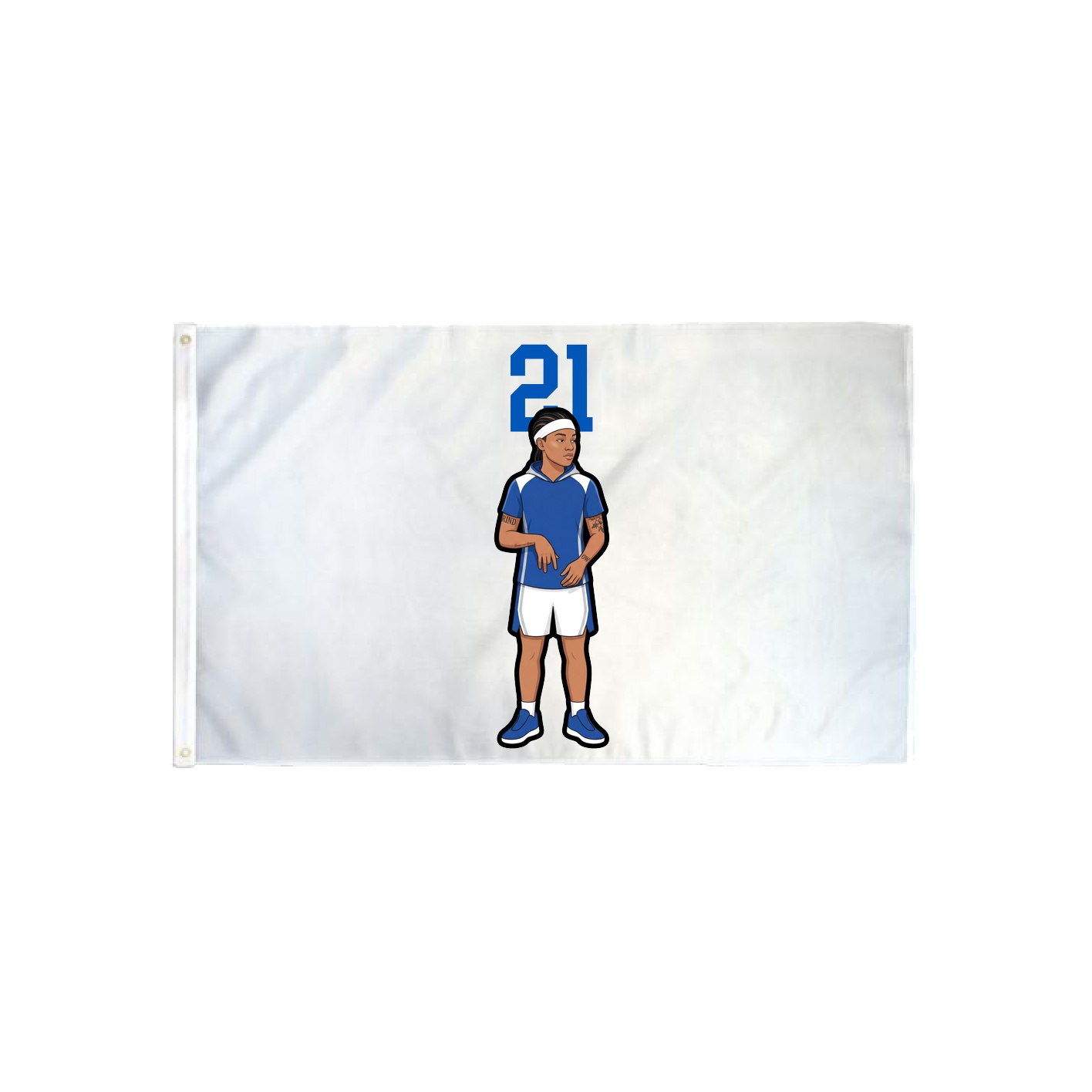 3x5 Flag — Number Top in Classic