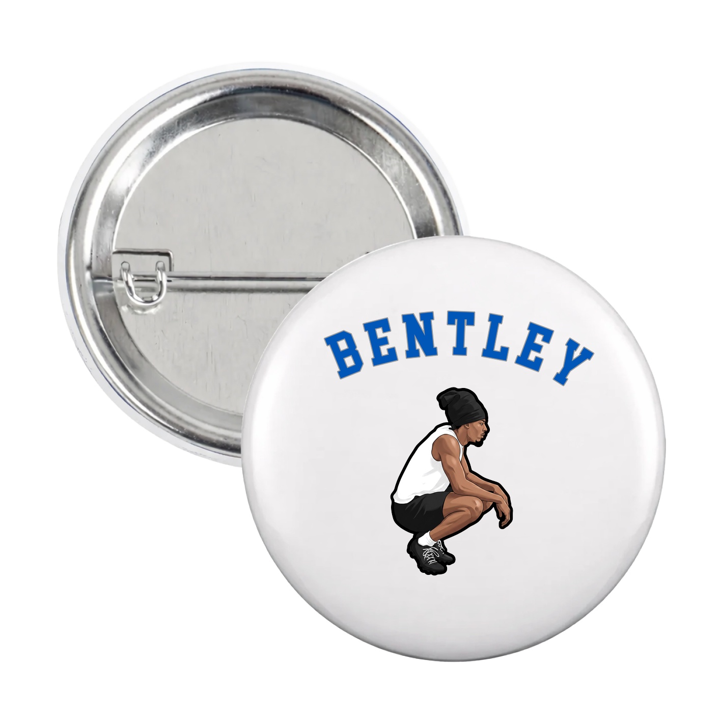 Game Day Button — Shirsey Arch in White