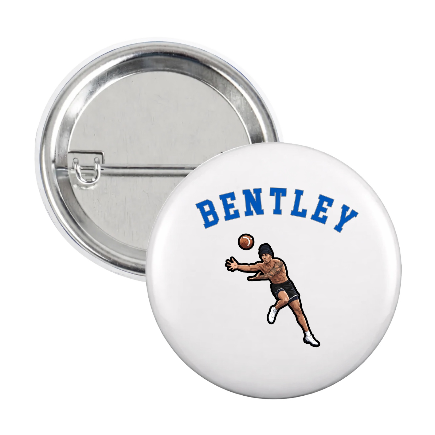 Game Day Button — Shirsey Arch in White