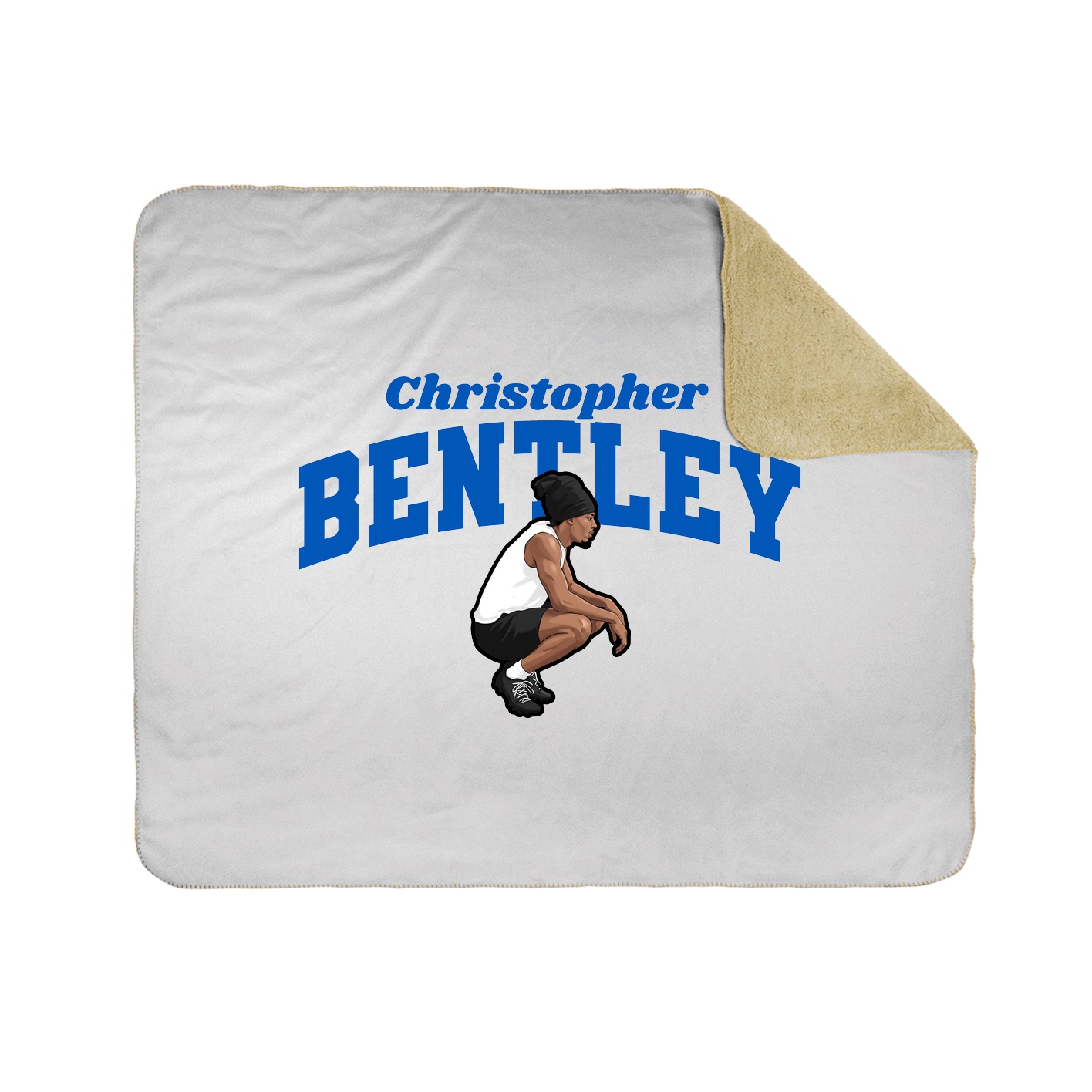 Throw Blanket — Signature Arch in White