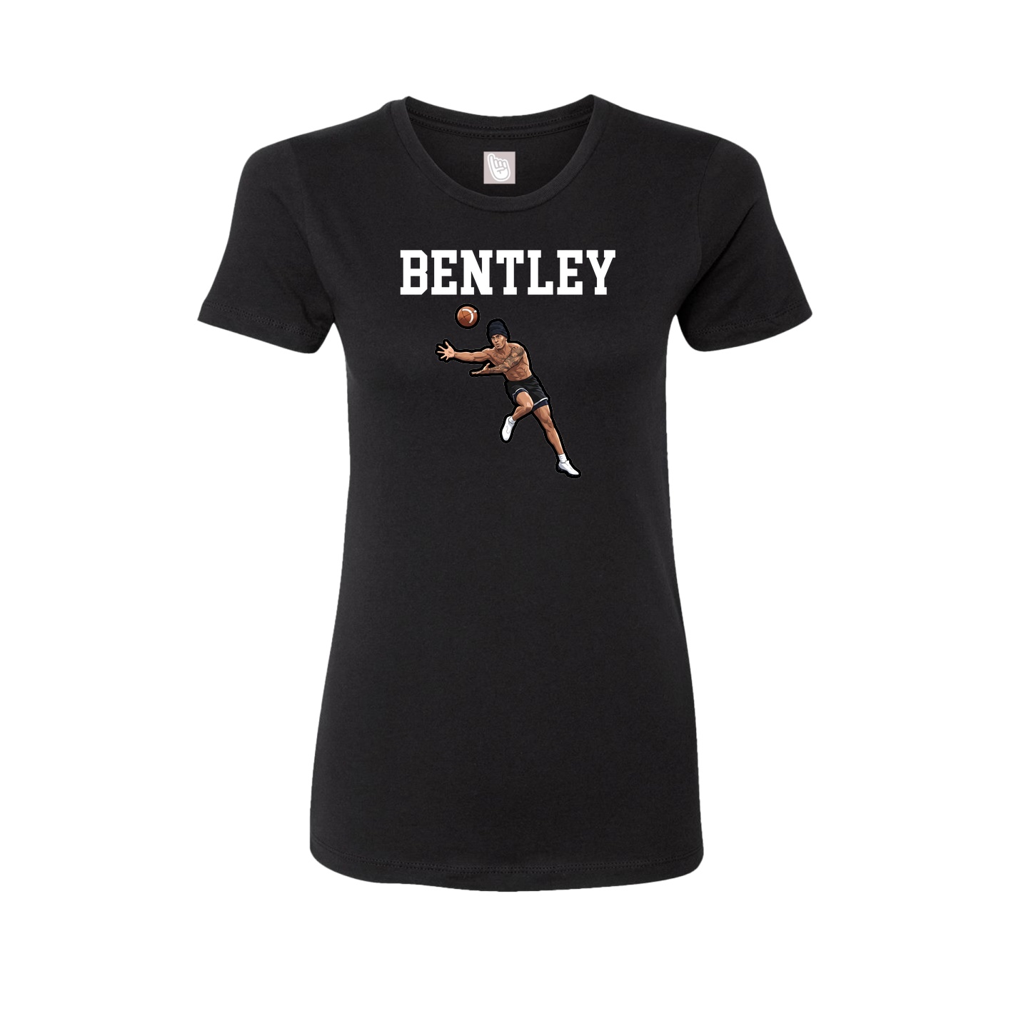 Fitted Women's Tee — Shirsey in Black