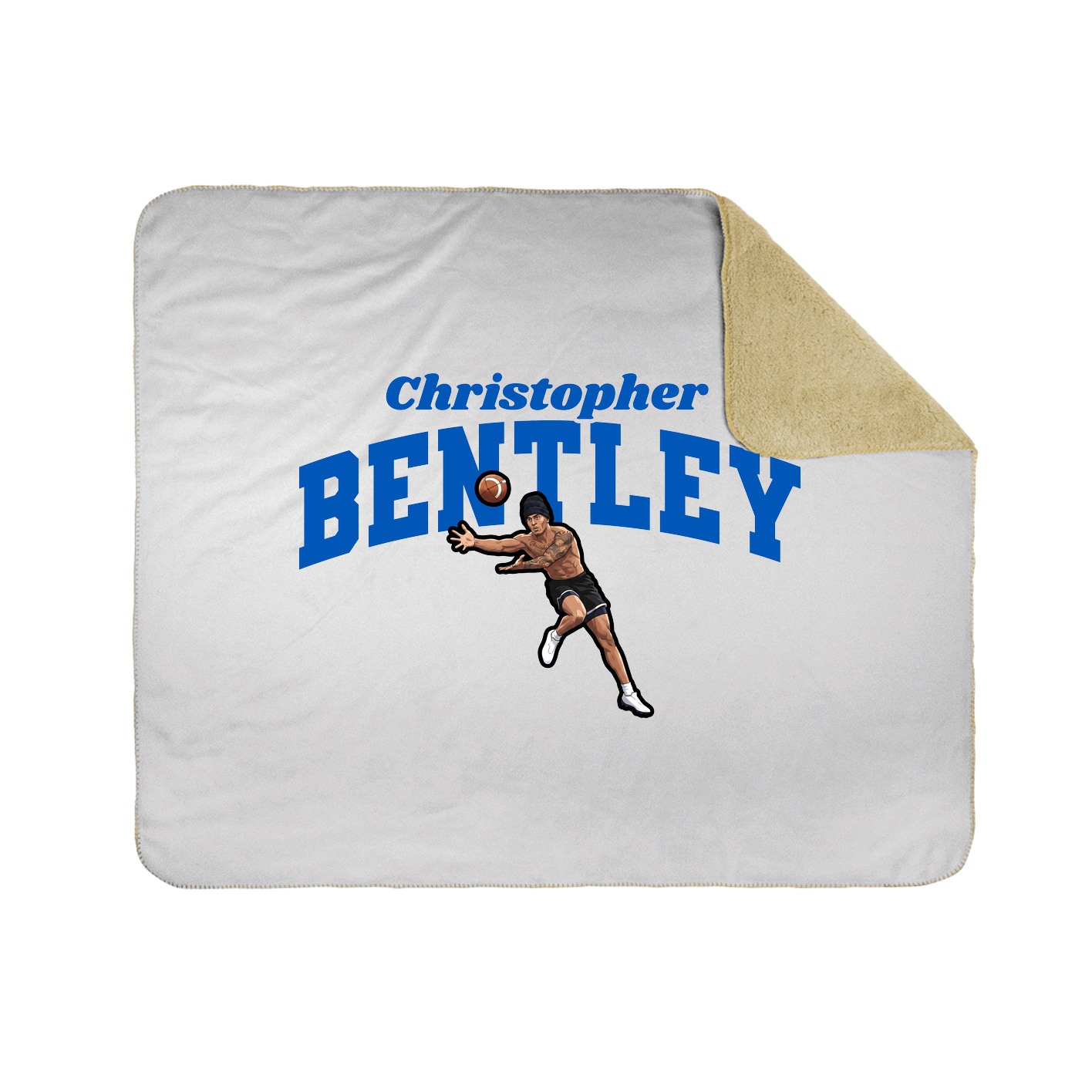 Throw Blanket — Signature Arch in White