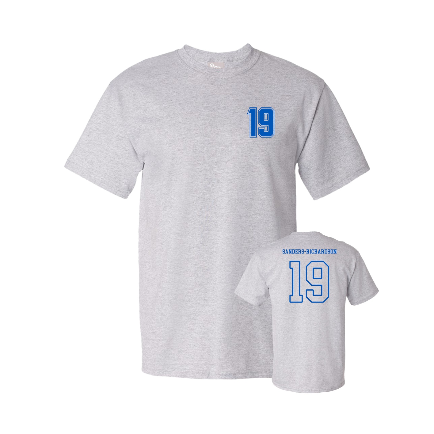 Tee — Chest Back in Grey