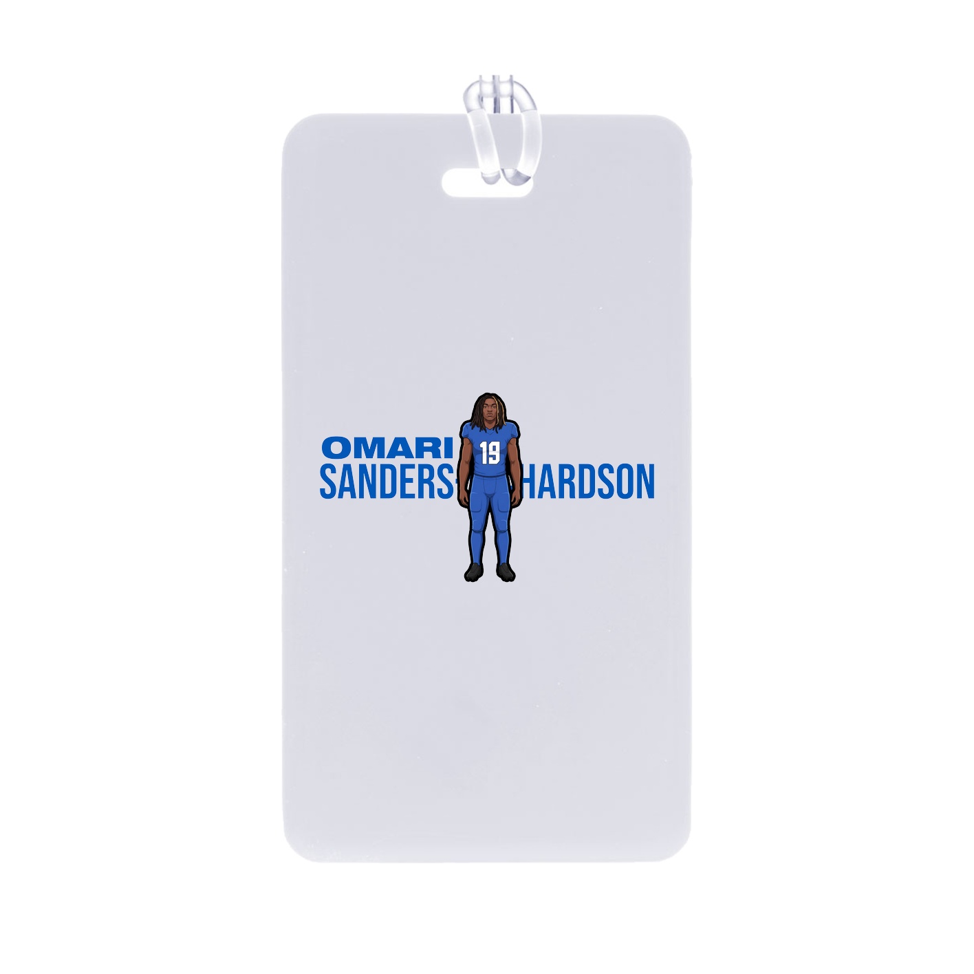 Bag Tag — Player Name in Classic