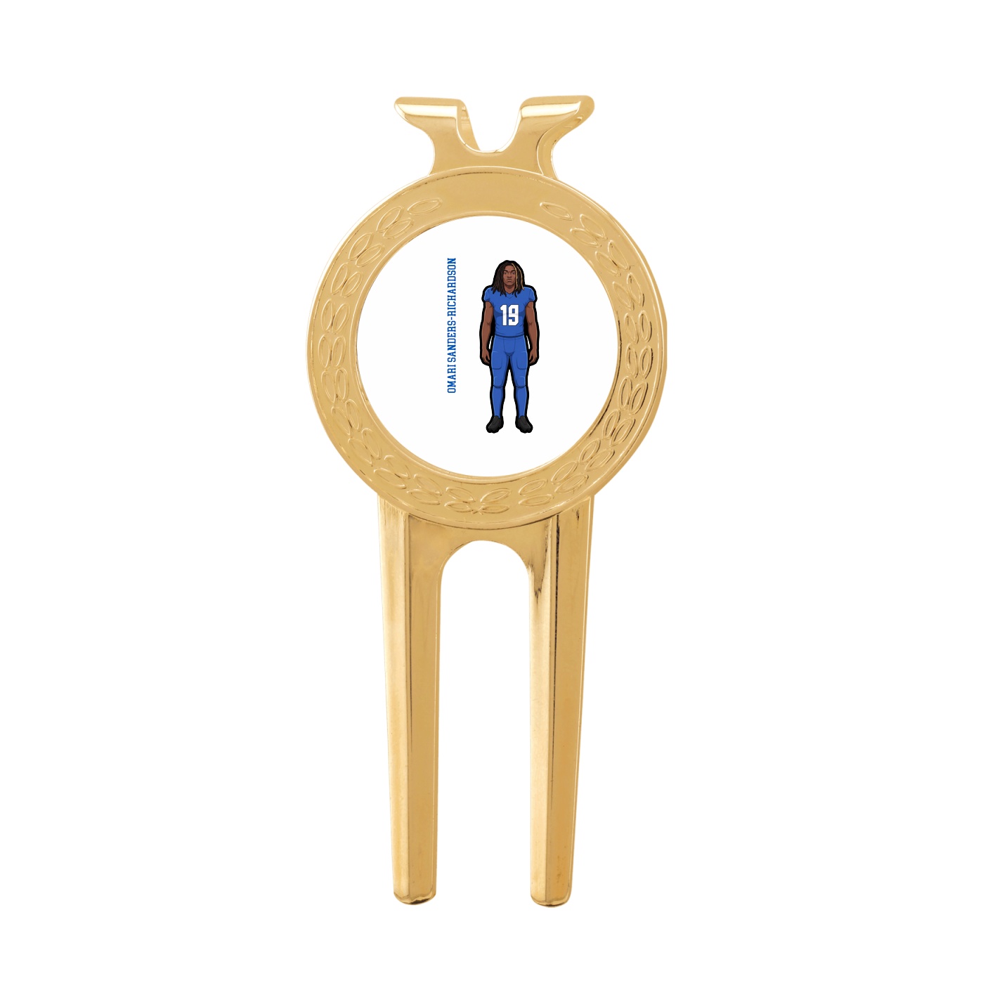 Divot Tool with Ball Marker — Name Vertical in Classic