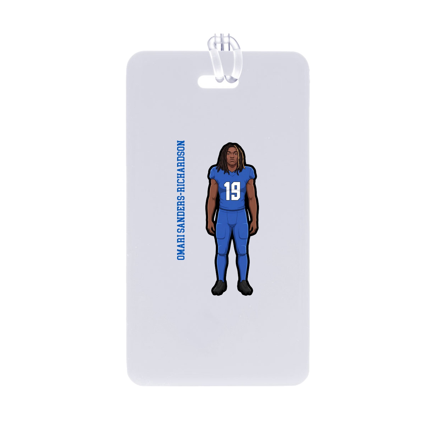 Bag Tag — Name Vertical in Classic