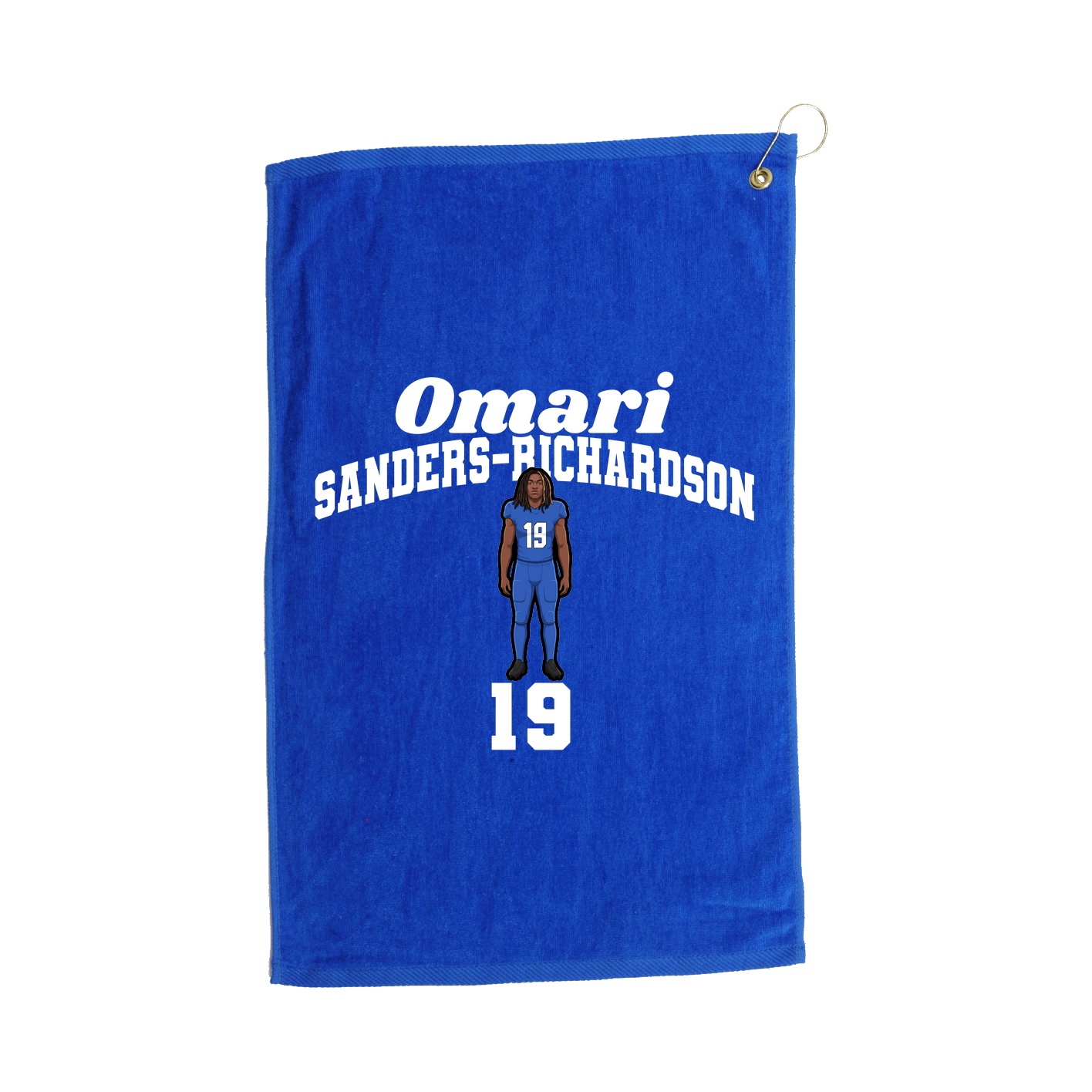 Golf Towel — Signature Arch in Royal