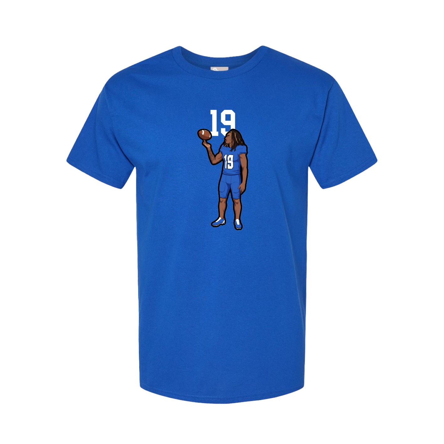 Youth Tee — Number Top in Royal