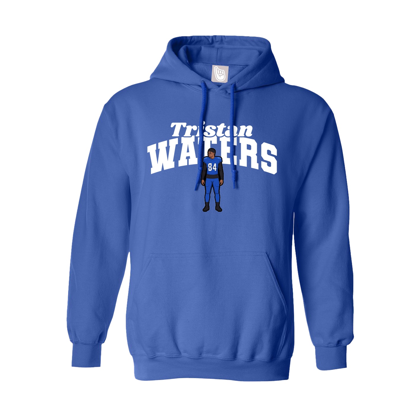 Hoodie — Signature Arch in Royal