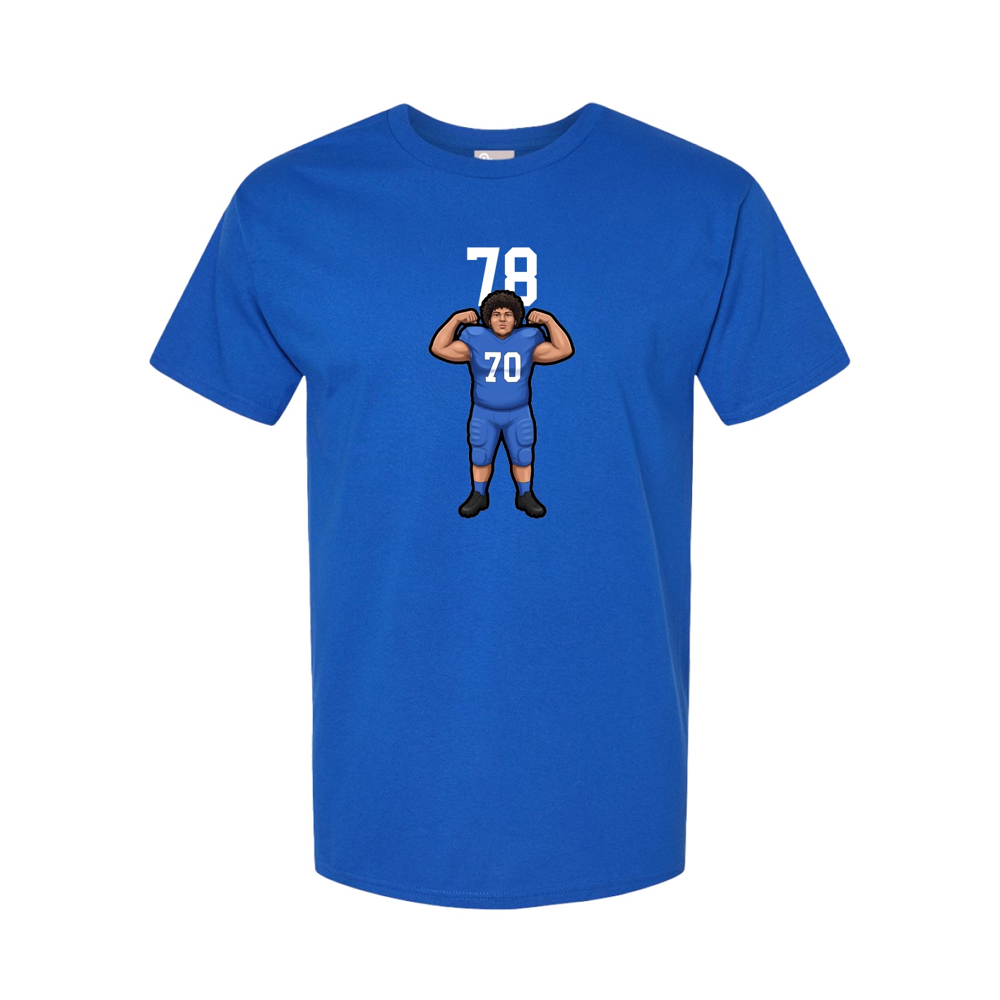 Youth Tee — Number Top in Royal