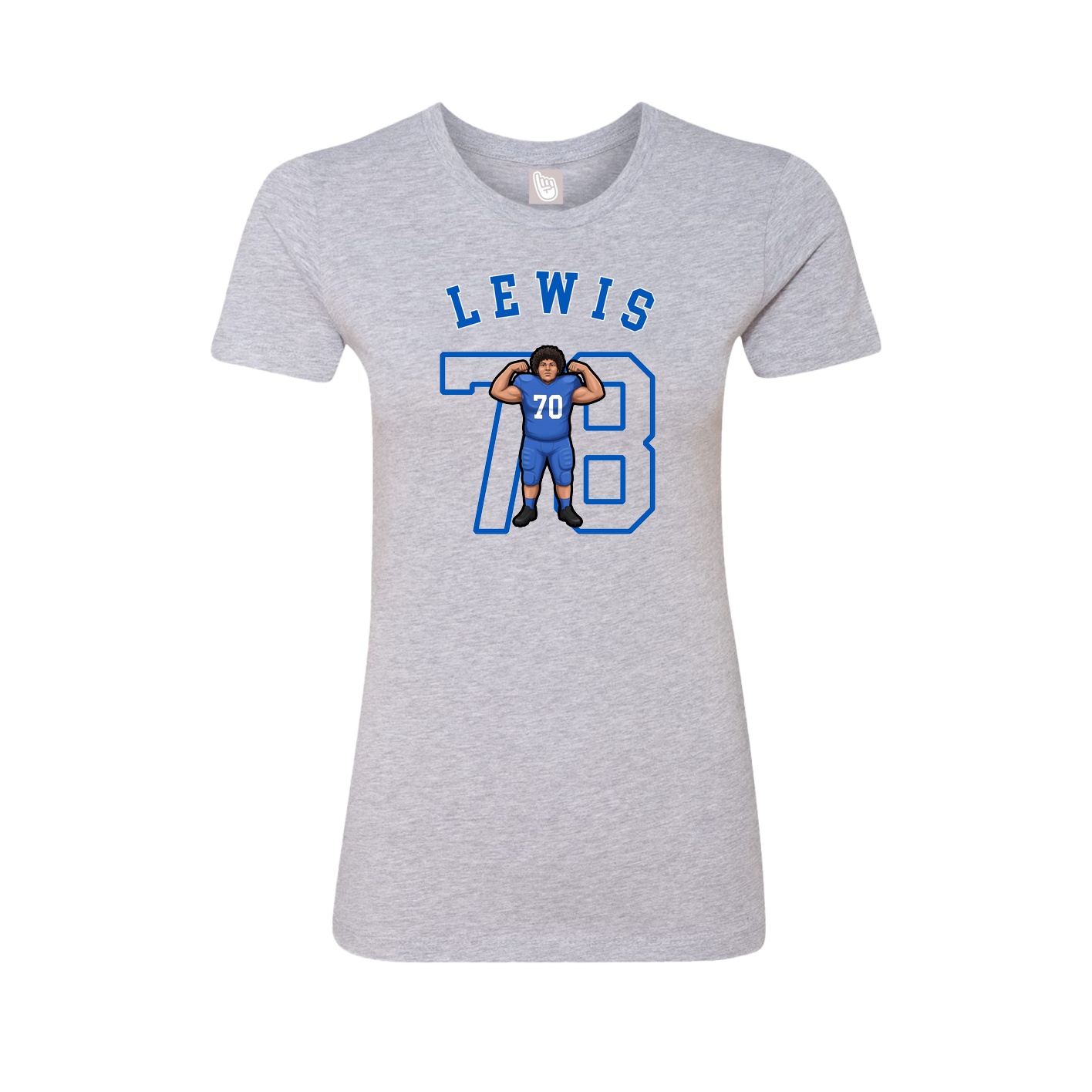 Fitted Women's Tee — Shirsey Arch in Grey