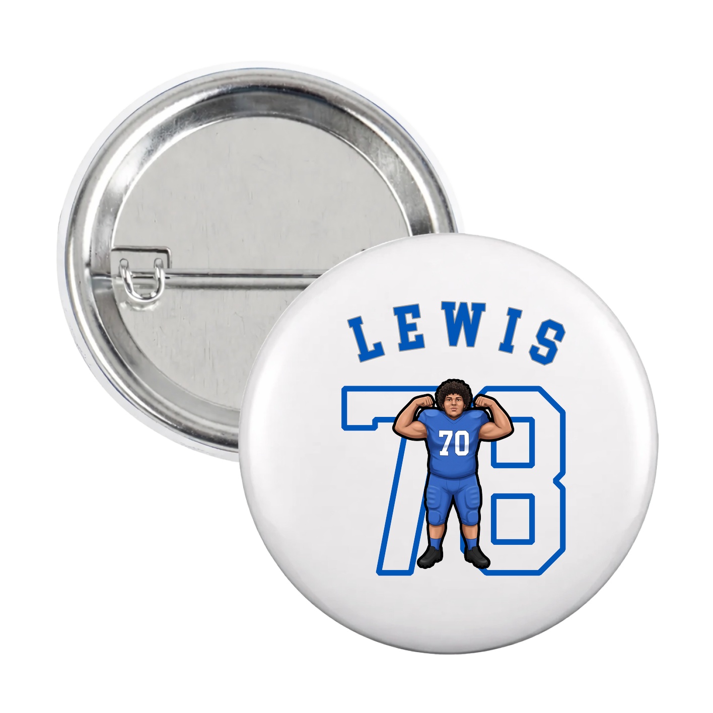 Game Day Button — Shirsey Arch in White