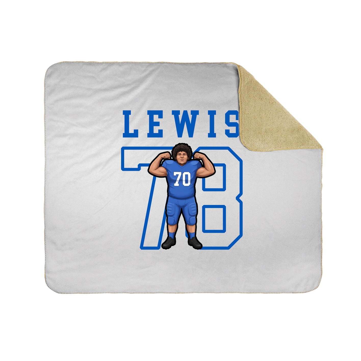 Throw Blanket — Shirsey in White