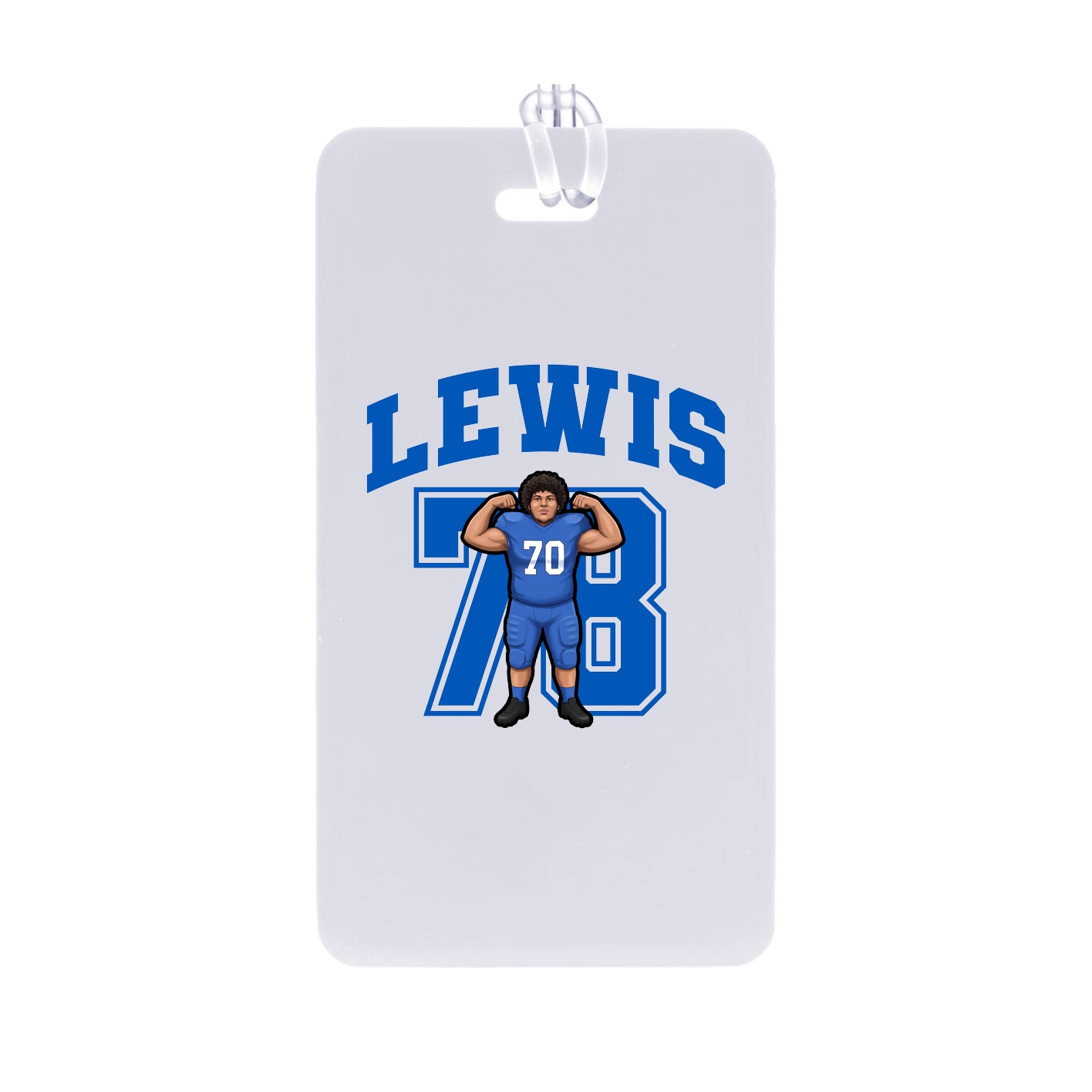 Bag Tag — Number in Classic
