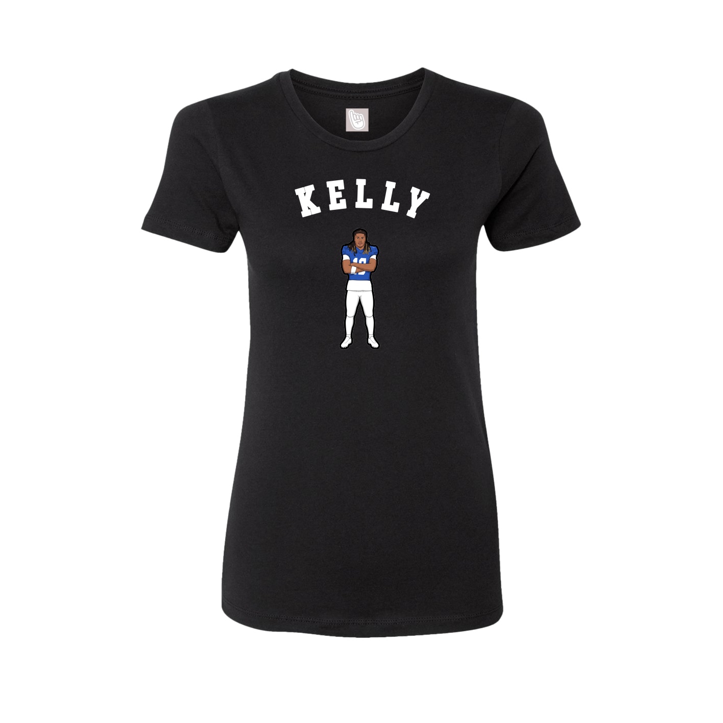 Fitted Women's Tee — Shirsey Arch in Black