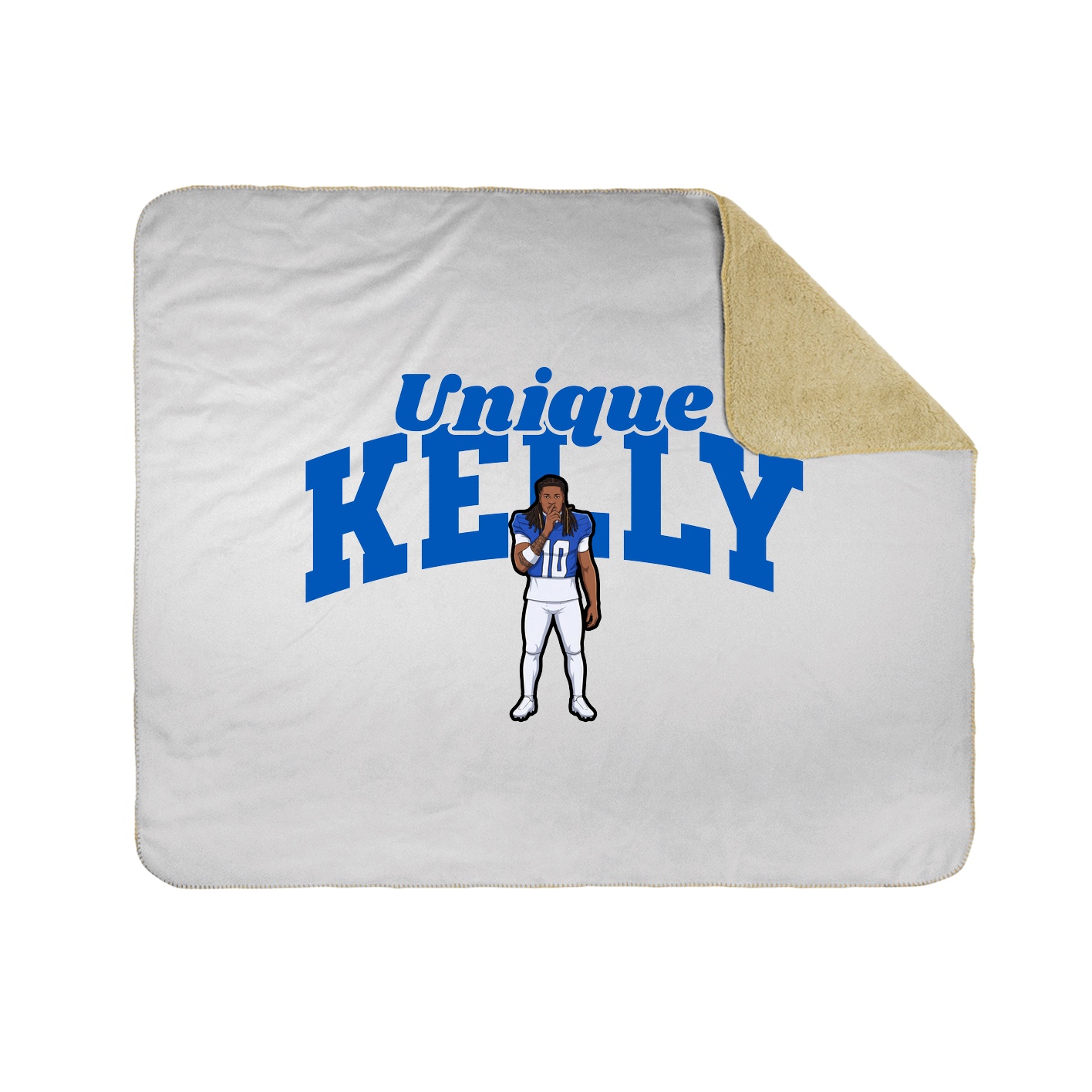 Throw Blanket — Signature Arch in White