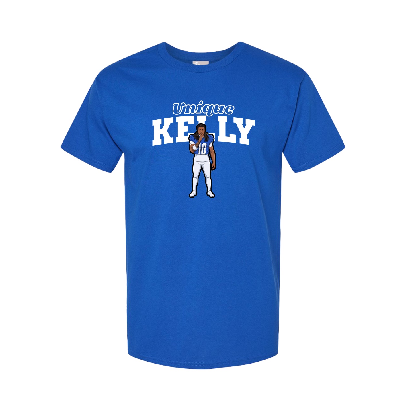 Youth Tee — Name Arch in Royal