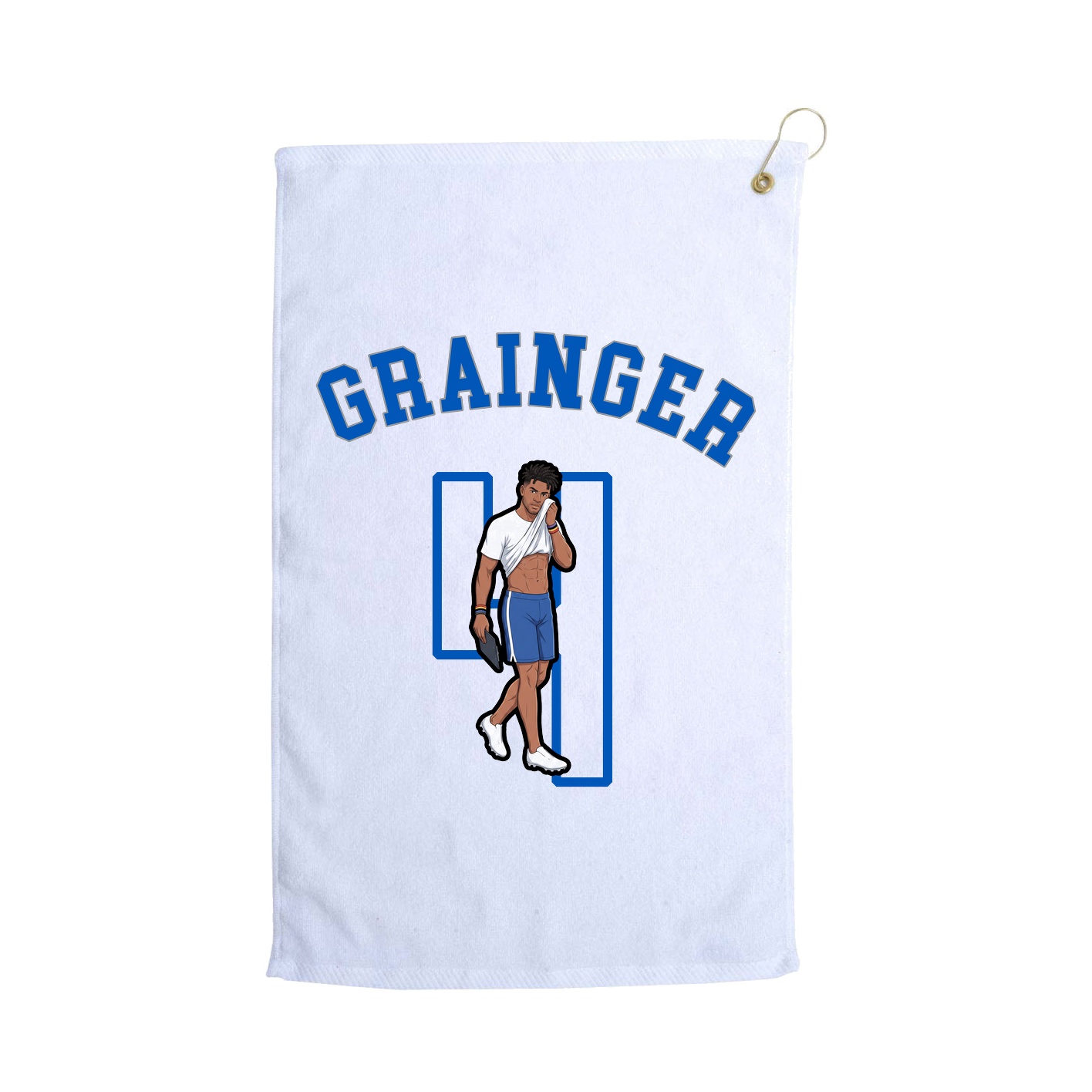 Golf Towel — Shirsey Arch in White
