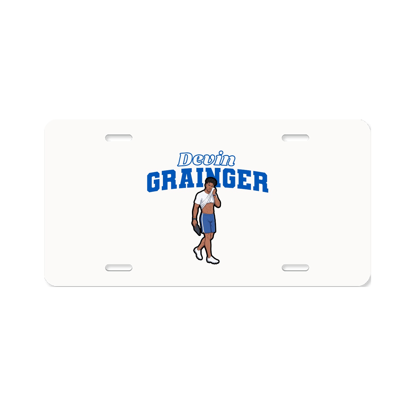 License Plate — Name Arch in Classic