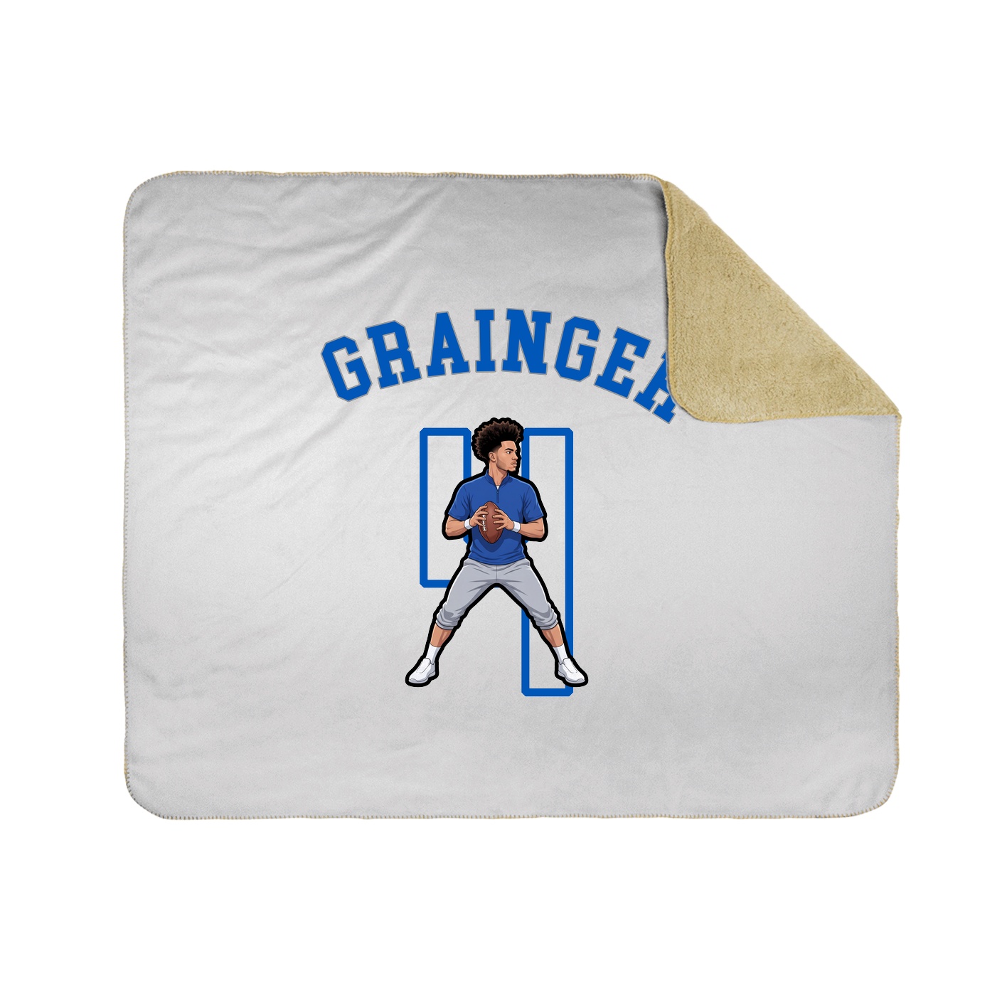 Throw Blanket — Shirsey Arch in White