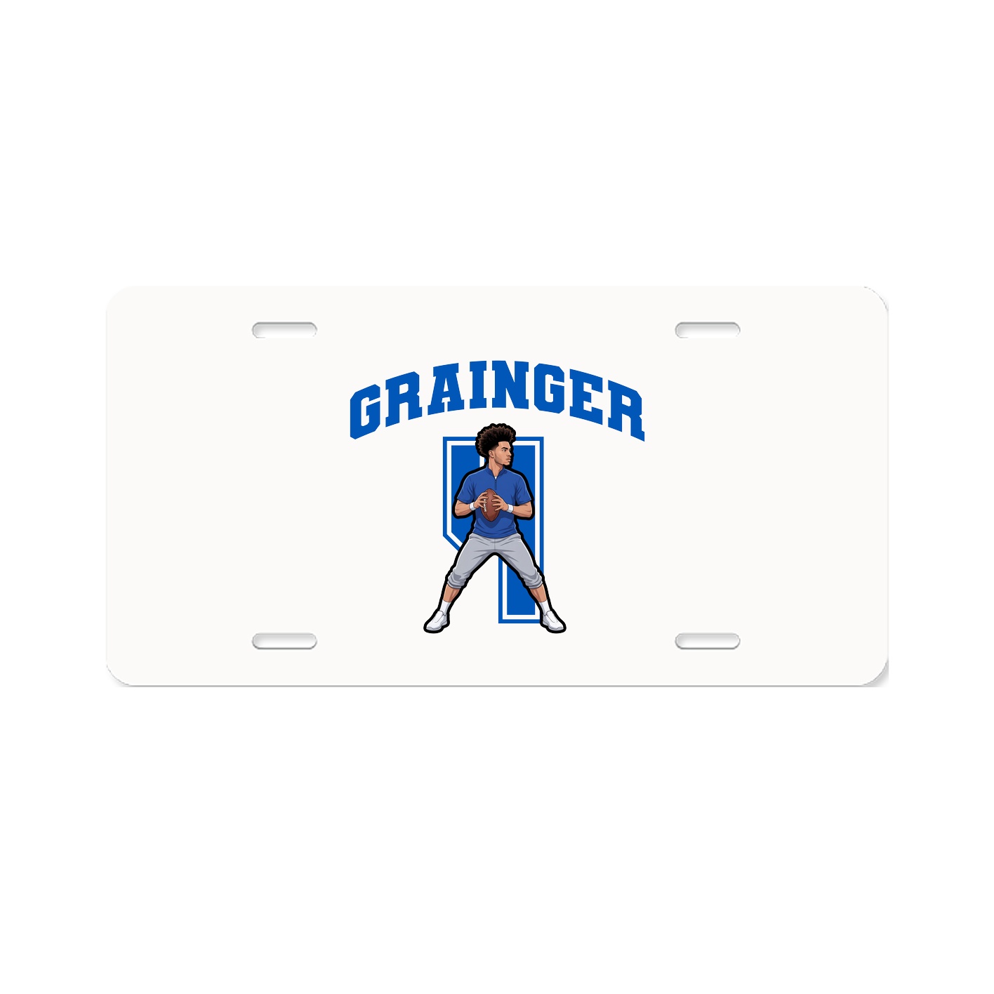 License Plate — Number in Classic