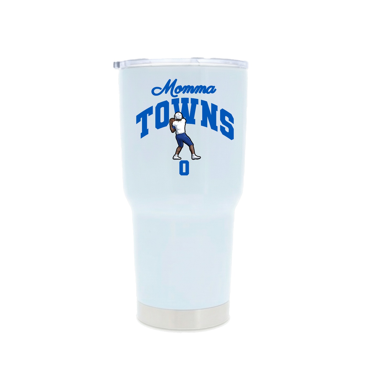 30oz Stainless Steel Tumbler — Mothers Day Arch in White