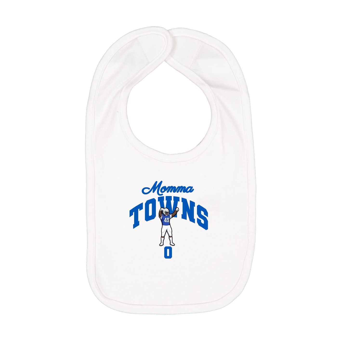 Infant Bib — Mothers Day Arch in White
