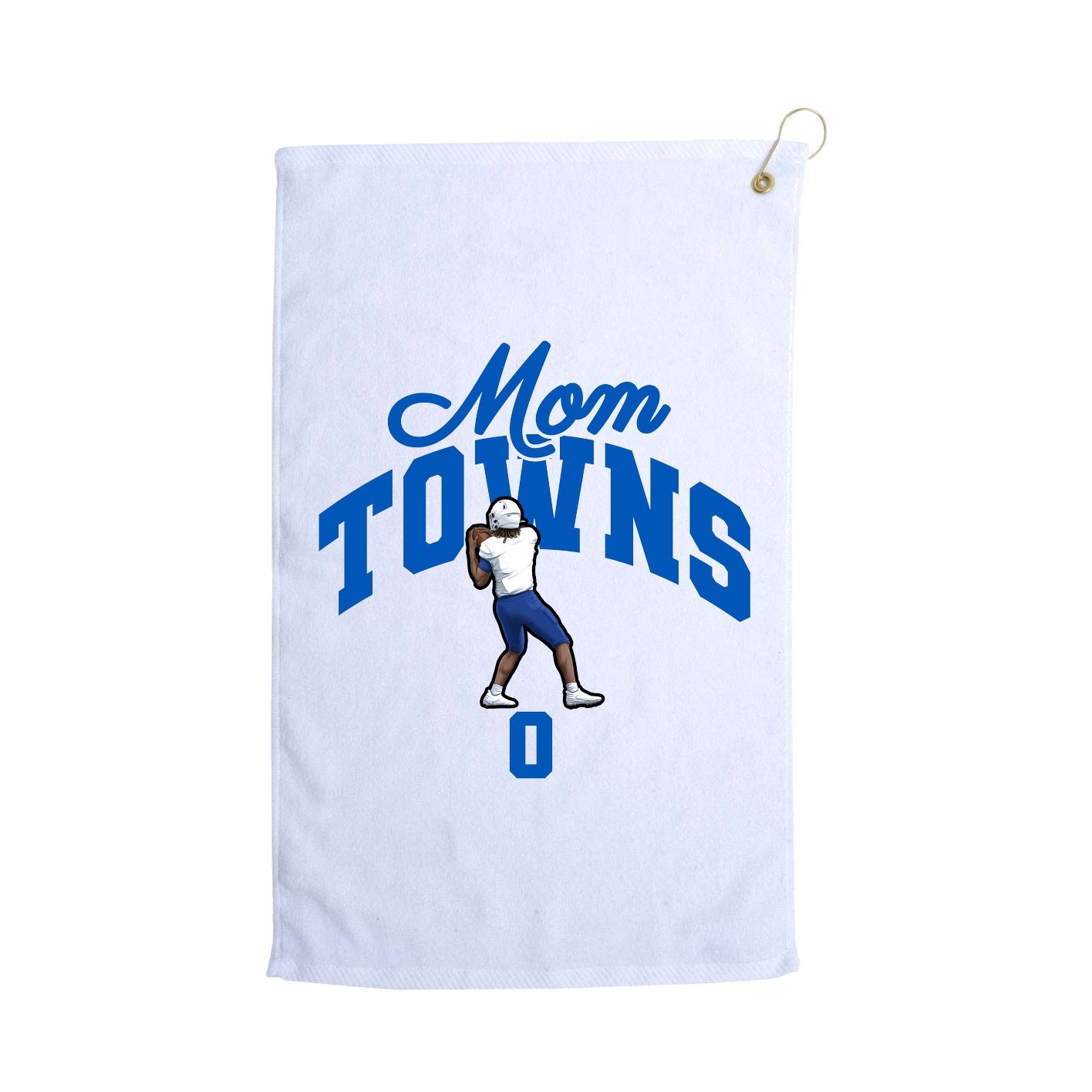 Golf Towel — Mothers Day Arch in White