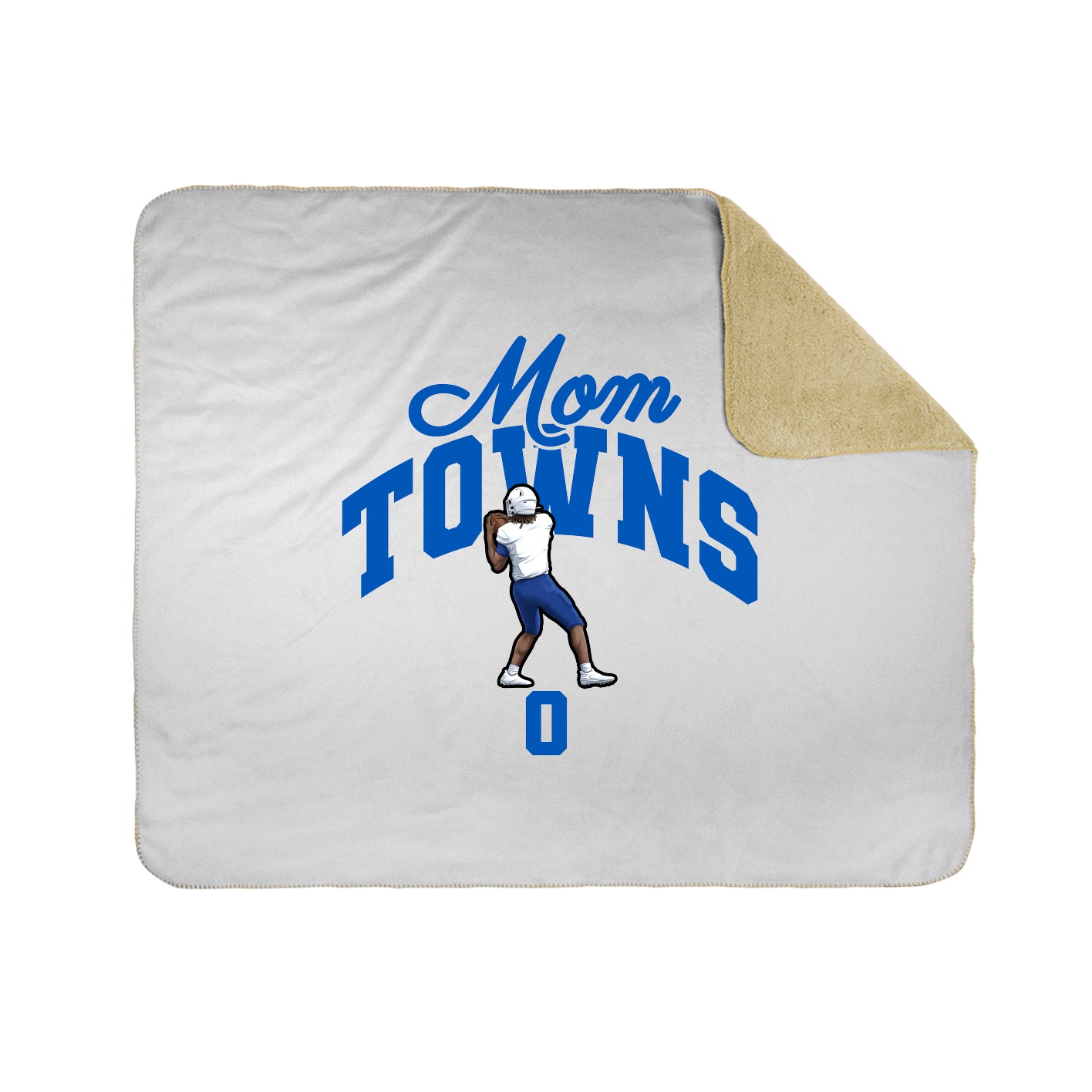 Throw Blanket — Mothers Day Arch in White