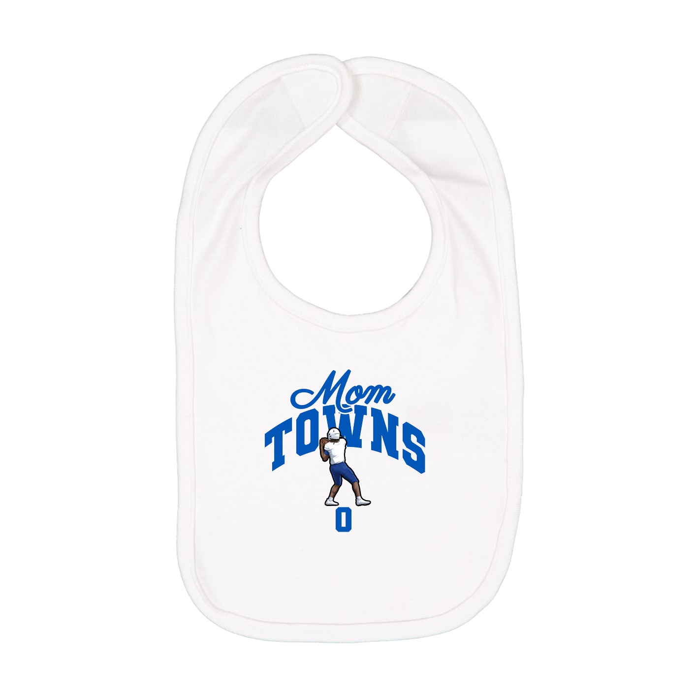 Infant Bib — Mothers Day Arch in White
