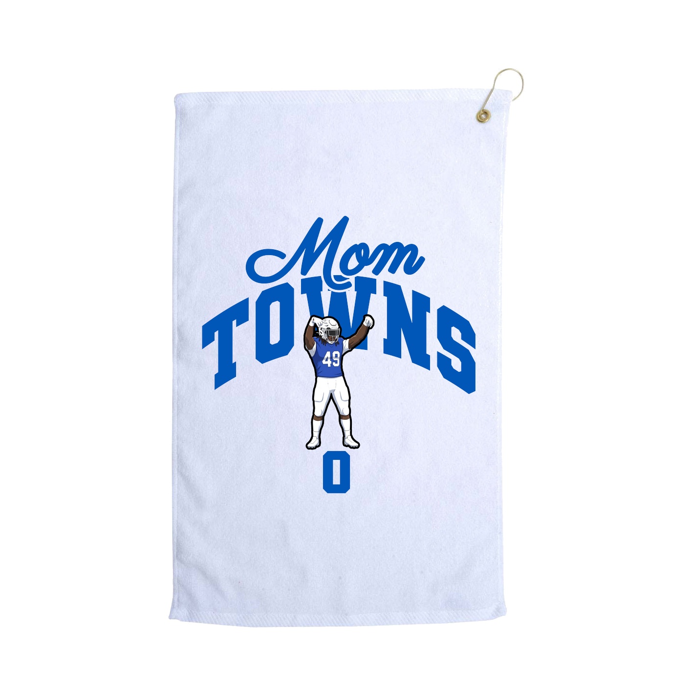 Golf Towel — Mothers Day Arch in White
