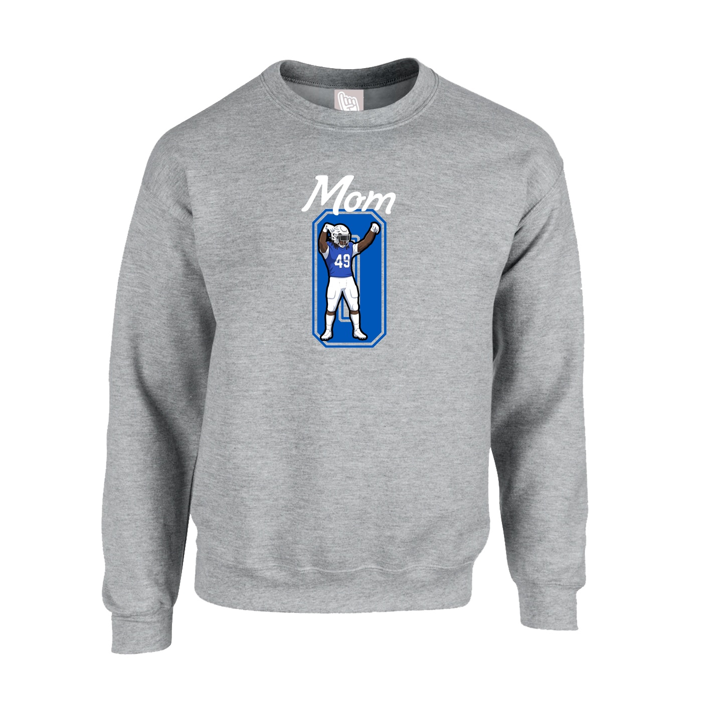 Fleece Crew — Mothers Day Shirsey in Grey