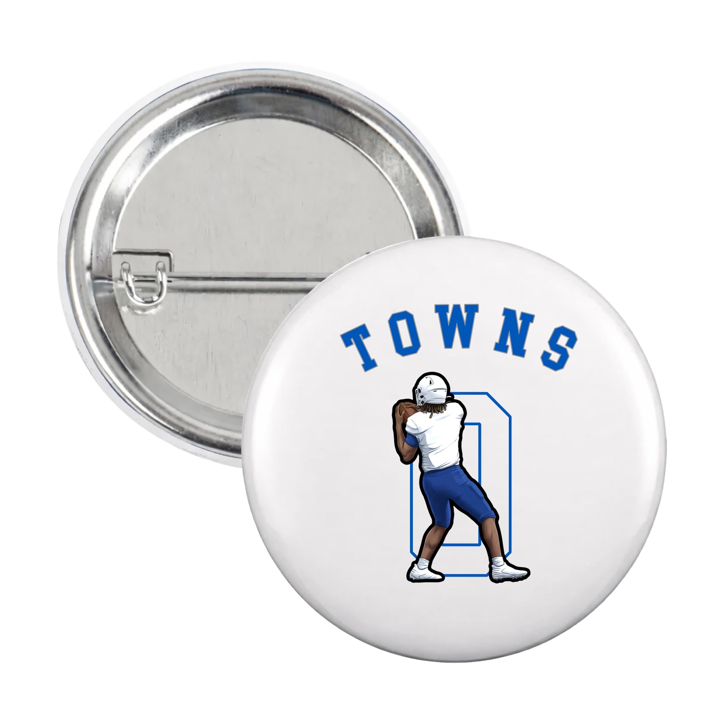 Game Day Button — Shirsey Arch in White