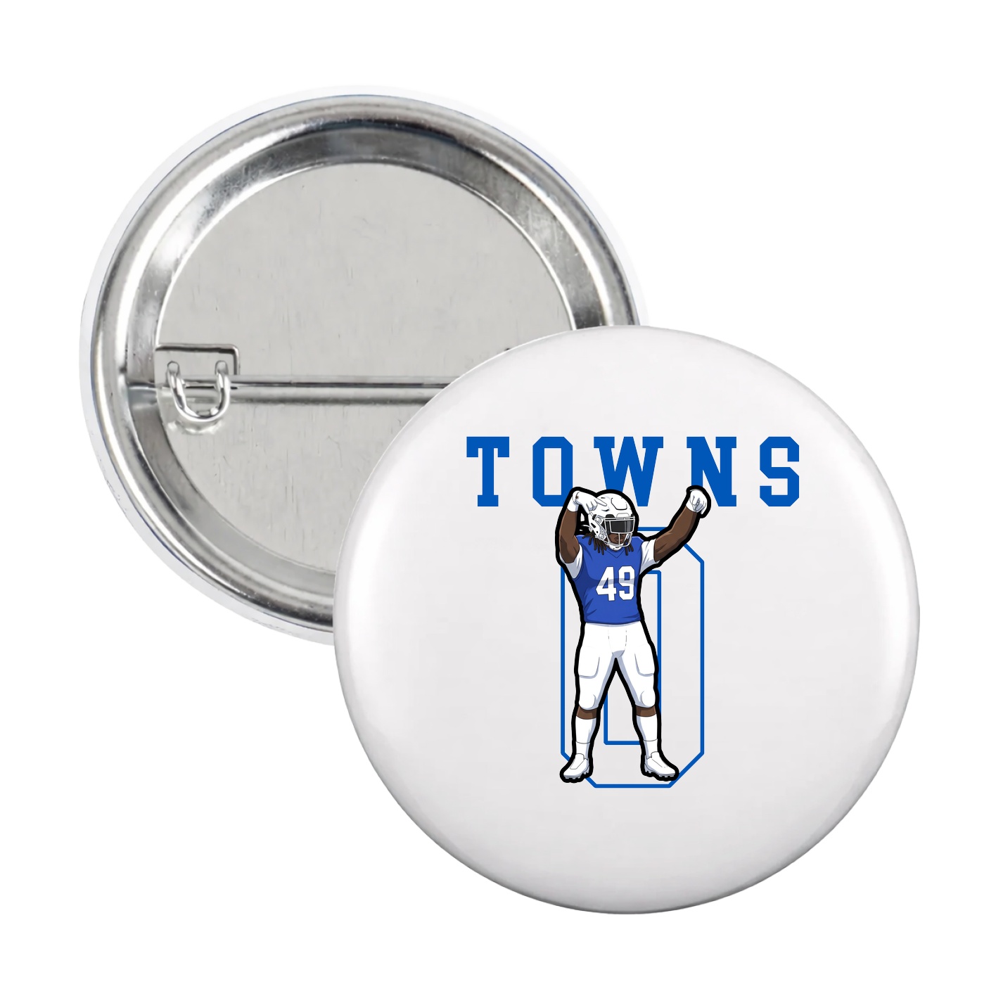 Game Day Button — Shirsey in White