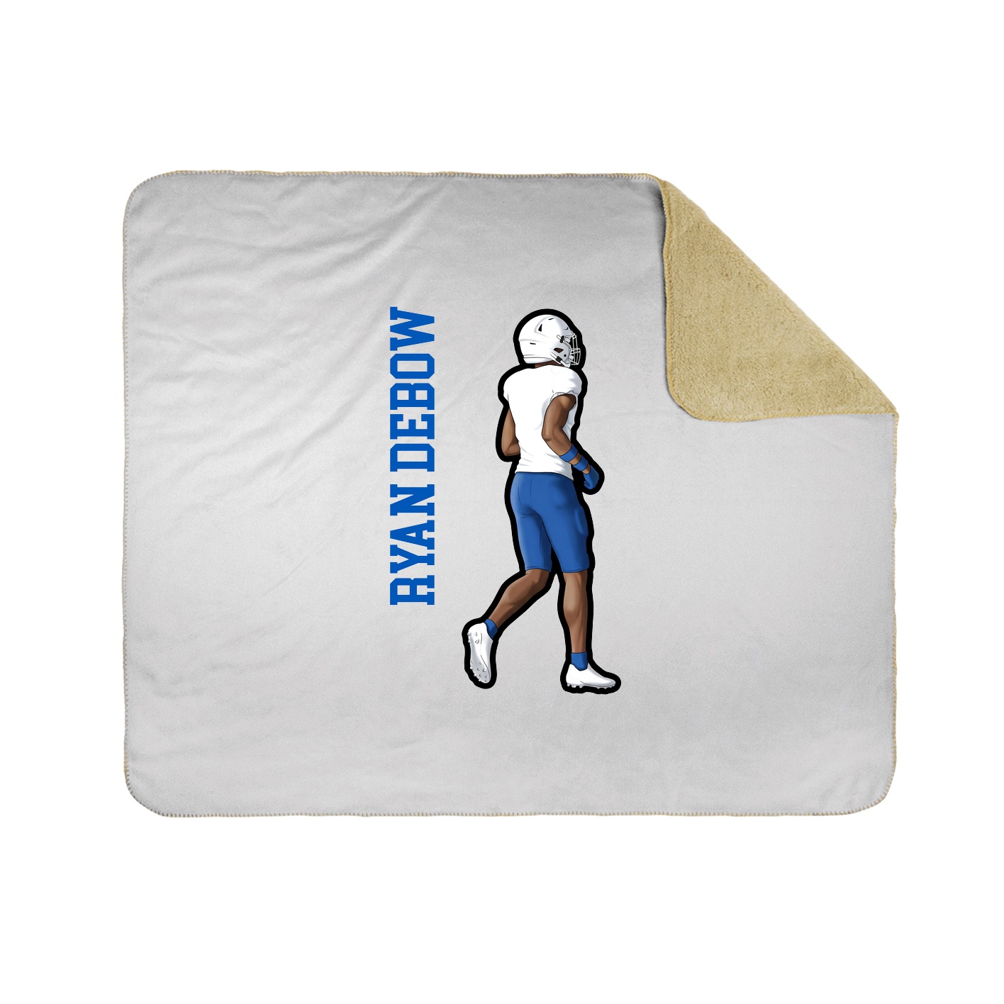 50x60 Sherpa Lined Throw Blanket