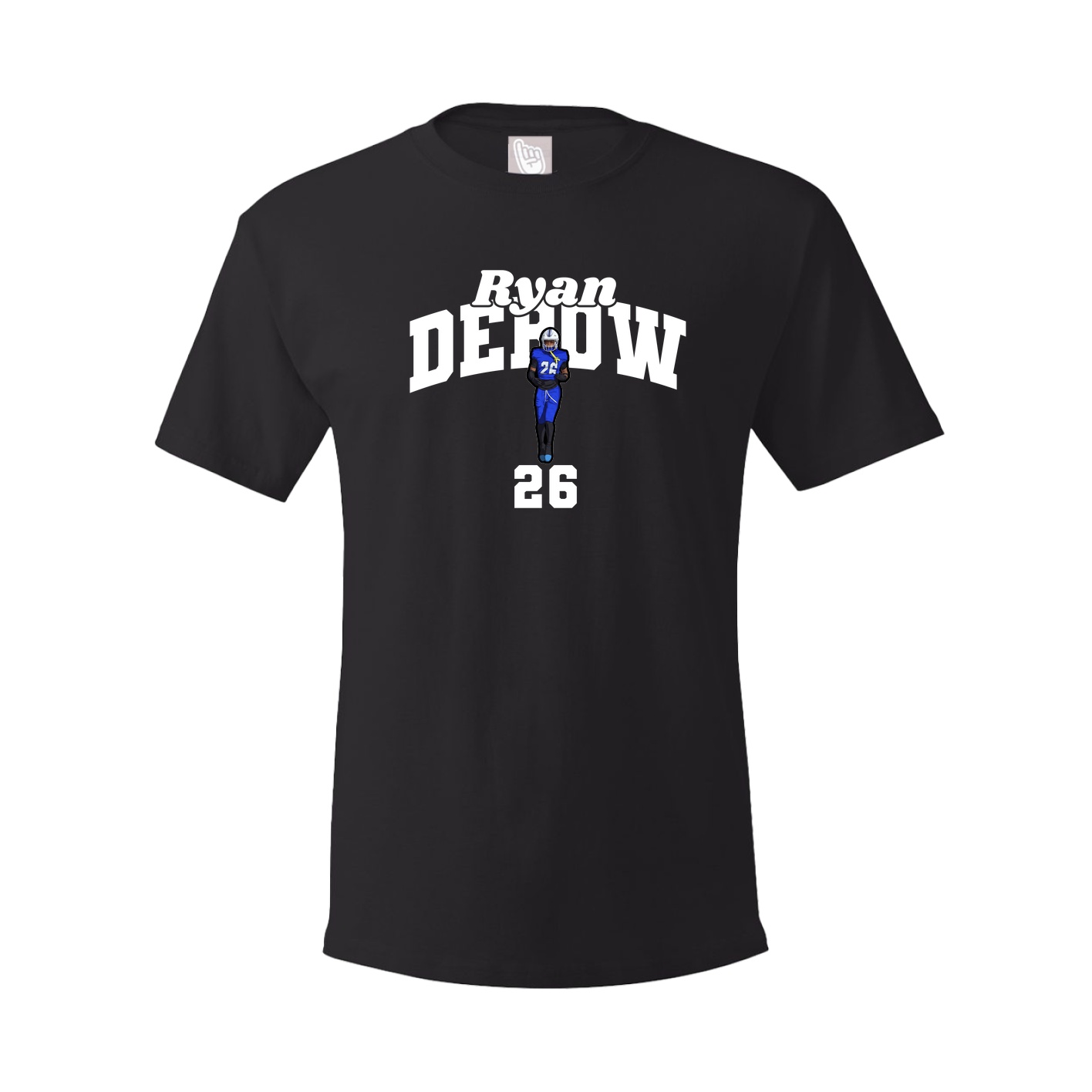 Youth Tee — Signature Arch in Black