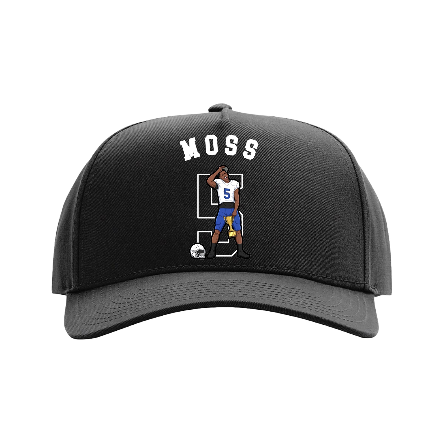 Full Fabric Five-Panel Champ Cap