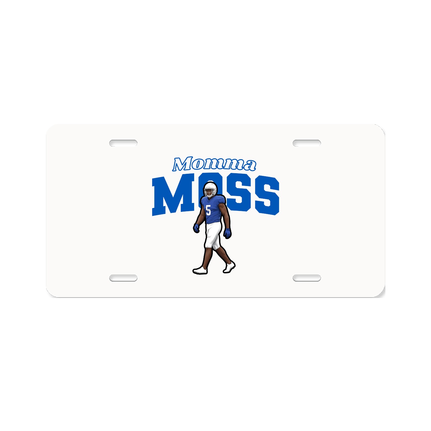 License Plate — Mothers Day Block in Classic