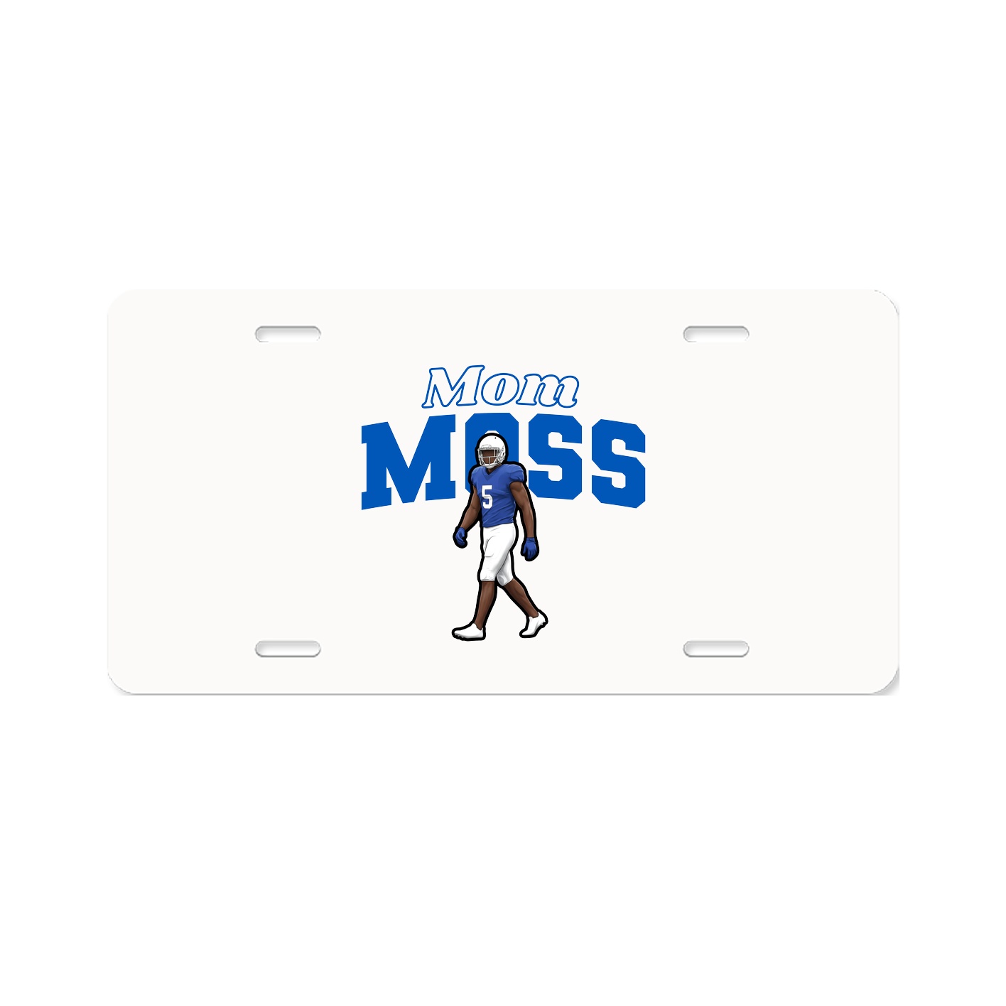 License Plate — Mothers Day Block in Classic