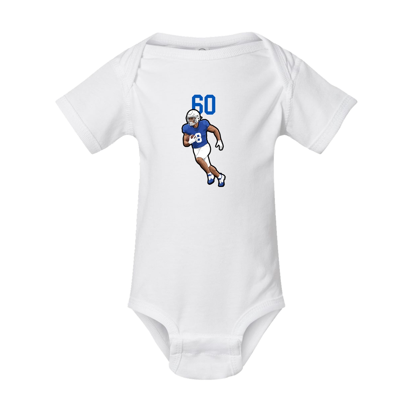 Baby Onesie — Number Top in White