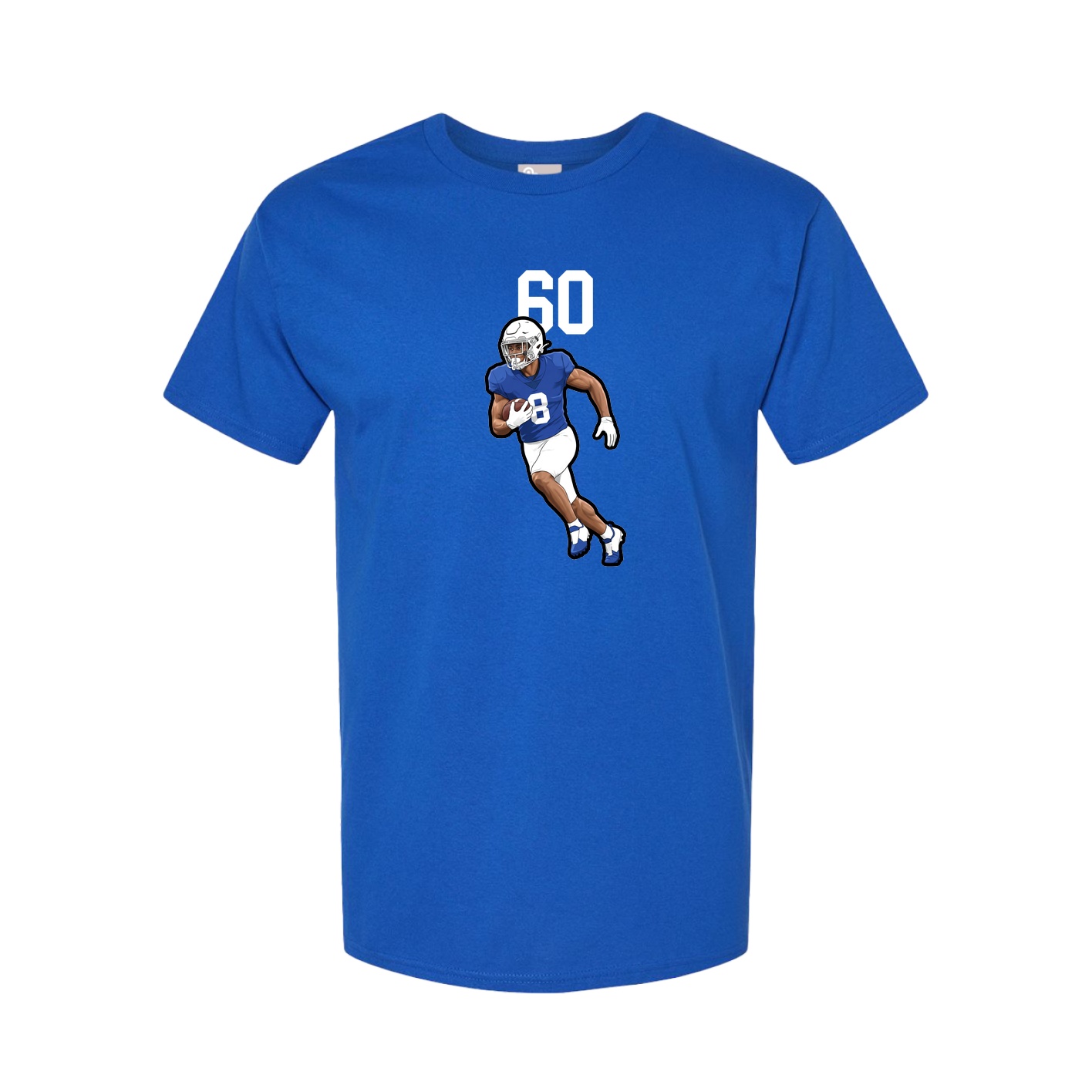 Youth Tee — Number Top in Royal