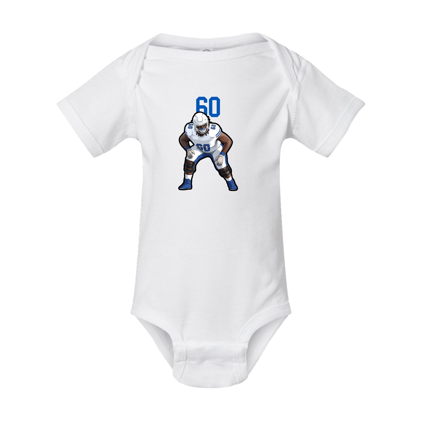 Baby Onesie — Number Top in White