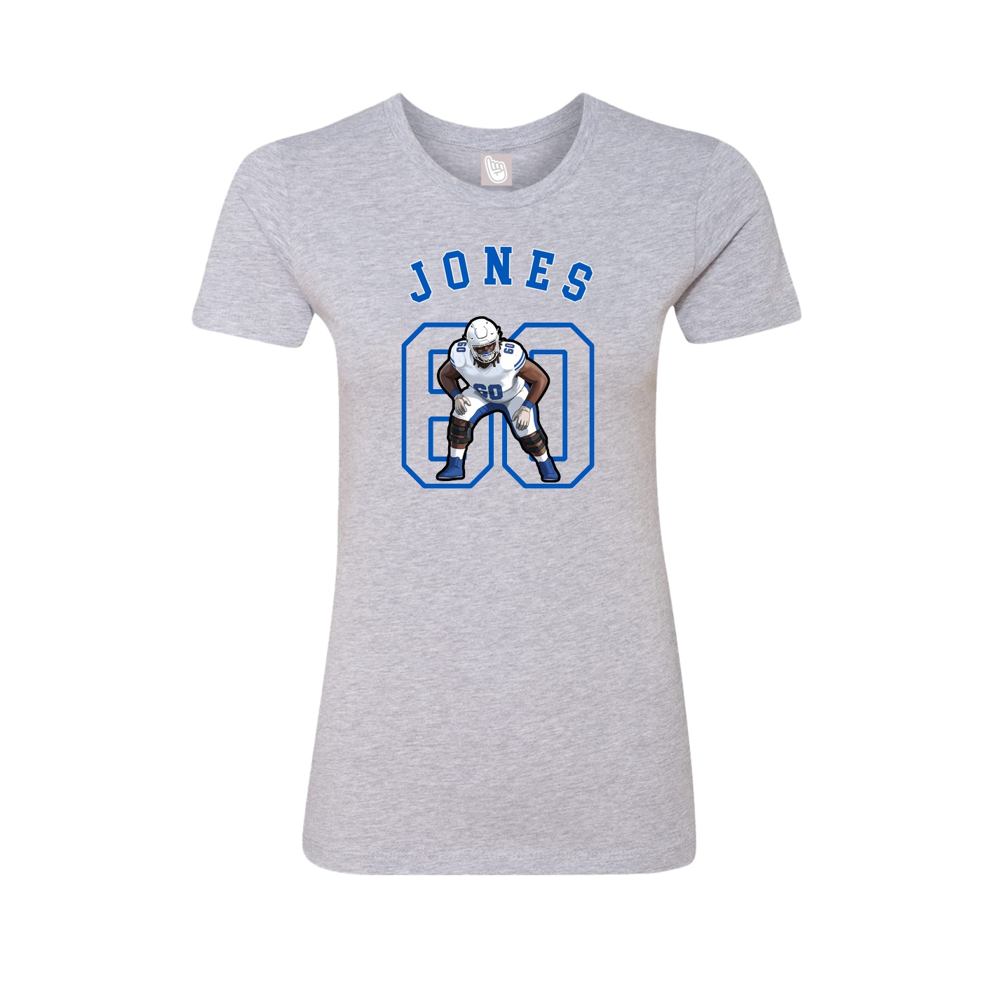 Fitted Women's Tee — Shirsey Arch in Grey