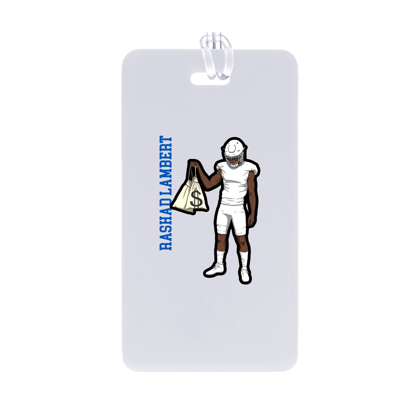 Bag Tag — Name Vertical in Classic