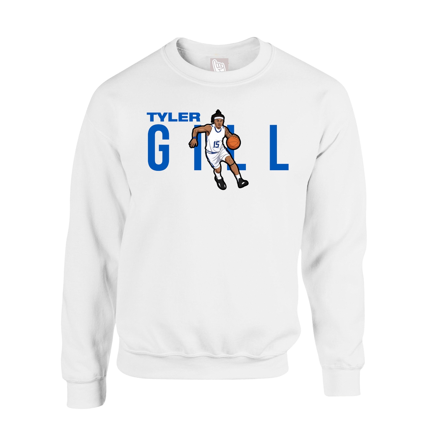 Fleece Crew — Player Name in White