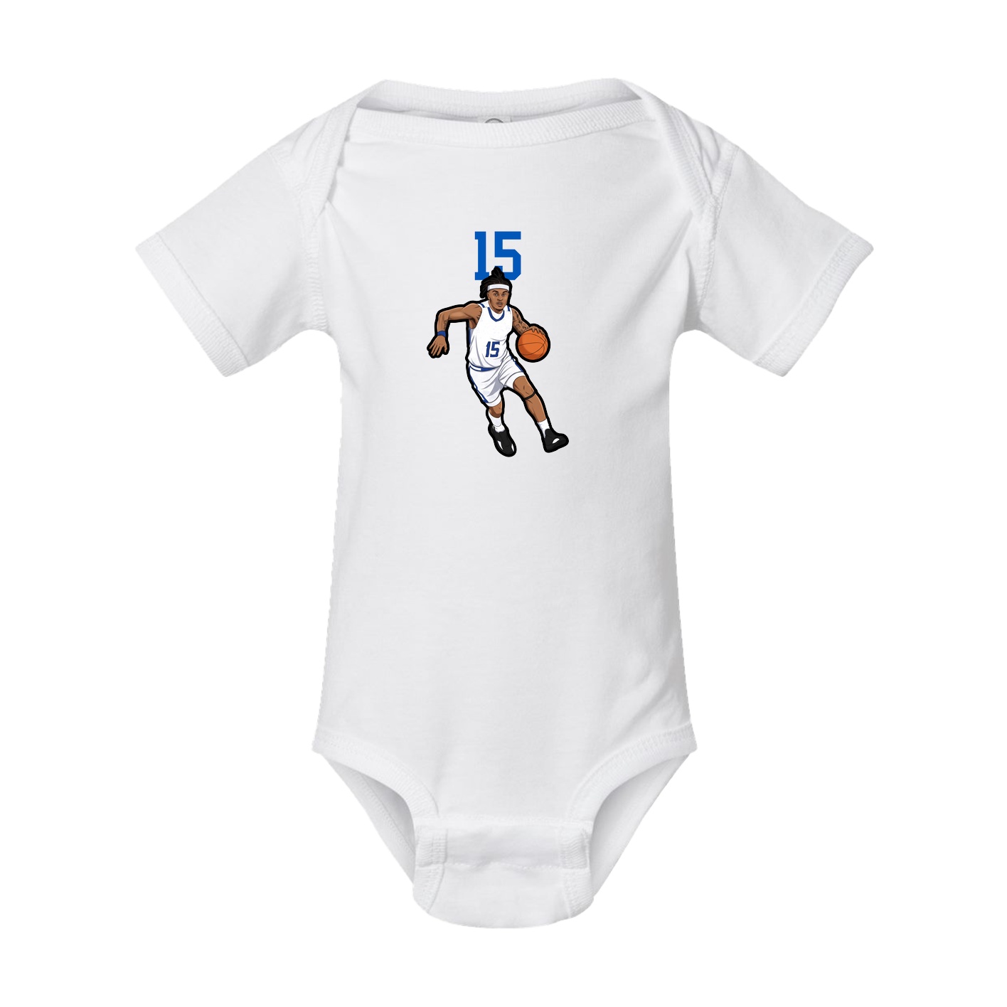 Baby Onesie — Number Top in White