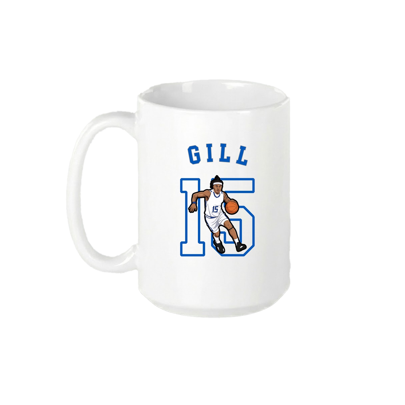 15oz Coffee Mug — Shirsey Arch in White