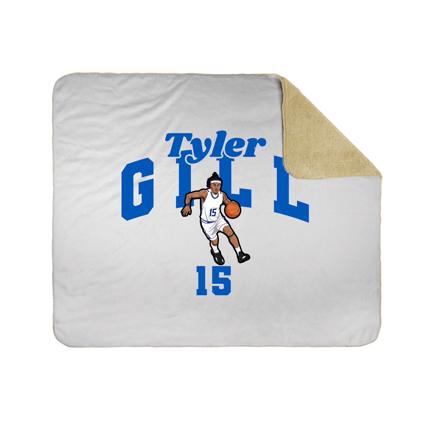 Throw Blanket — Signature Arch in White