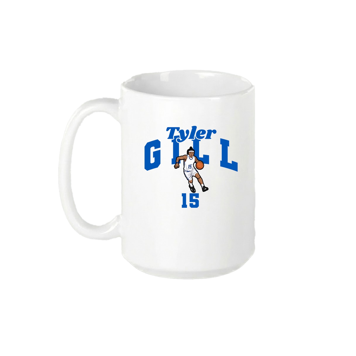 15oz Coffee Mug — Signature Arch in White